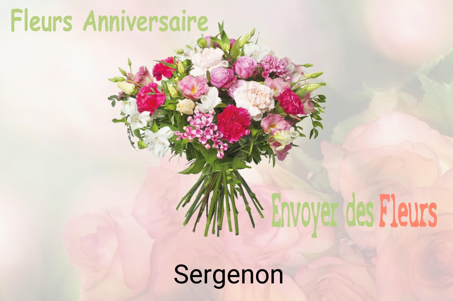 Bouquet de fleurs d’anniversaire livré à Sergenon